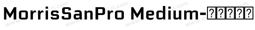 MorrisSanPro Medium字体转换